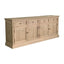 Parker Four Drawers Oak Sideboard Weathered Oak