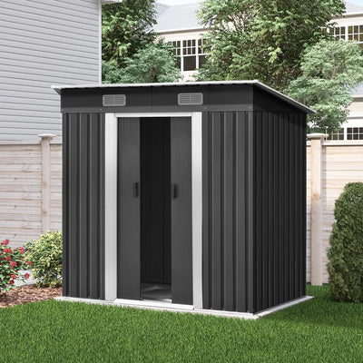 Giantz Garden Shed Outdoor Storage Sheds Tool Workshop 1.94x1.21M with Base