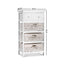 Artiss 3 Basket Storage Drawers - White