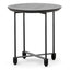 Wooden Top Side Table - Full Black