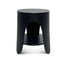 Round Side Table - Full Black