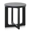 Round Side Table - Full Black