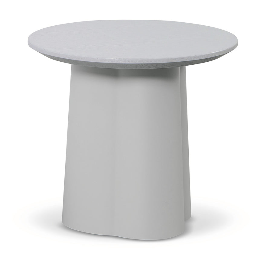 Round Side Table - Light Grey