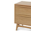 2 Drawer Bedside Table - Natural Oak