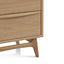 2 Drawer Bedside Table - Natural Oak