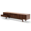 2.1m TV Entertainment Unit - Walnut