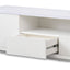 2m Veneer Top Entertainment TV Unit - Two Tone White