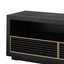 2m TV Entertainment Unit - Textured Espresso Black