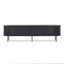 2m TV Entertainment Unit - Full Black