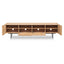 2m Wooden TV Entertainment Unit - Natural