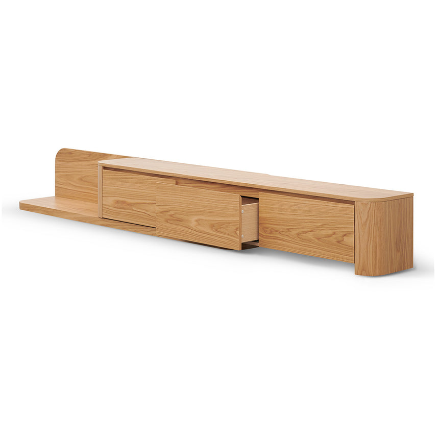 ExpandableTV Entertainment Unit - Natural Oak