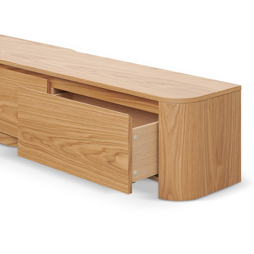 ExpandableTV Entertainment Unit - Natural Oak