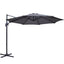 Instahut 3M Roma Outdoor Furniture Garden Umbrella 360 Degree Charcoal