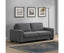 Brooks 3 Seater Fabric Sofa Elephant Grey