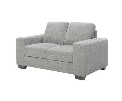 Morgan 2 Seater Fabric Sofa Light Grey