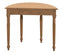 Huntley Turn Leg Half Round Sofa Table (Natural)