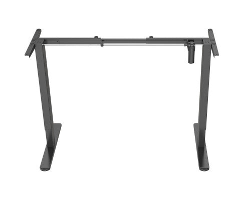 FORTIA Sit/Stand Desk Frame, 58 x 90-135cm, 72-118cm Height Adjustable, 70kg Load, Black