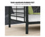 Kingston Slumber 2in1 Single Metal Bunk Bed Frame, with Modular Design, Dark Matte Grey