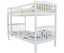 Kingston Slumber Wooden Kids Bunk Bed Frame, with Modular Design that can convert to 2 Single, White