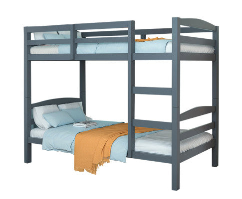 Kingston Slumber Bunk Bed Frame Single Wooden Children Timber PIne Wood Loft Kids Bedroom Furniture