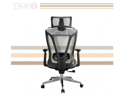 EKKIO Byron - Office Chair (Silver) EK-OC-103-SQ / EK-OC-103-BST