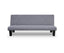 Sarantino Sofa Bed Lounge Couch Futon Furniture Seat Adjustable Suite Dark Grey