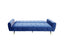 Sarantino Ava 3-seater Tufted Velvet Sofa Bed By Sarantino - Blue