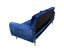 Sarantino Ava 3-seater Tufted Velvet Sofa Bed By Sarantino - Blue