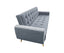 Sarantino Ava 3-seater Tufted Velvet Sofa Bed By Sarantino - Light Grey