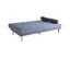 Sarantino Madison Sofa Bed Lounge Couch Futon Furniture Home Dark Grey Linen Suite