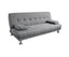 Sarantino Manhattan Sofa Bed Lounge Couch Futon Furniture Home Light Grey Linen Suite