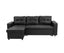 Sarantino Corner Sofa Linen Lounge Couch L-shaped Modular Furniture Home Chaise Grey