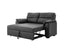 Sarantino Faux Leather Sofa Bed Couch Lounge - Black