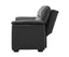 Sarantino Faux Leather Sofa Bed Couch Lounge - Black