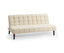 Sarantino Faux Suede Fabric Sofa Bed Furniture Lounge Seat Beige