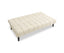 Sarantino Faux Suede Fabric Sofa Bed Furniture Lounge Seat Beige