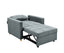 Sarantino Suri 3-in-1 Convertible Sofa Chair Bed - Airforce Blue