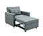 Sarantino Suri 3-in-1 Convertible Sofa Chair Bed - Airforce Blue