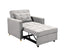 Sarantino Suri 3-in-1 Convertible Sofa Chair Bed Lounger - Light Grey