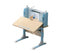 80cm Height Adjustable Children Kids Ergonomic Study Desk Only Blue