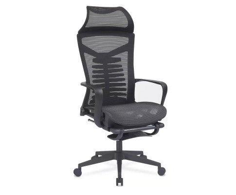 EGCX-K339L Ergonomic Office Chair Seat Adjustable Height Deluxe Mesh Chair Back Support Footrest