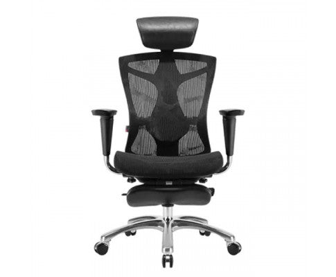 Sihoo Ergonomic Office Chair V1 4D Adjustable High-Back Breathable With Footrest And Lumbar Support Grey