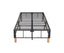 Metal Bedframe Mattress Foundation (Dark Grey) – Queen