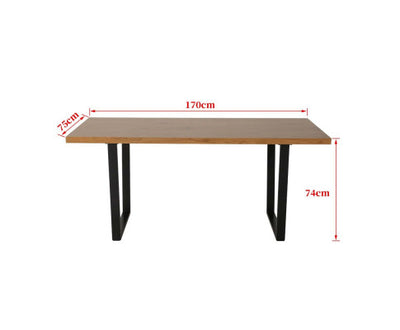 Venice Rectangular Dining Table 170cm Natural