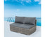 Grey Armless Outdoor Sofa Set