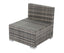 Grey Armless Outdoor Sofa Set