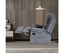 Wide Manual Single Recliner Sofa-Velvet Grey