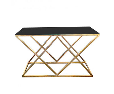 Alsea - Gold Console Table