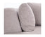 Sunshine Single Sofa Love Chair Fabric Swivel Armchair Ottoman Set - Steel