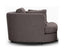 Sunshine Single Sofa Love Chair Fabric Swivel Armchair - Grey